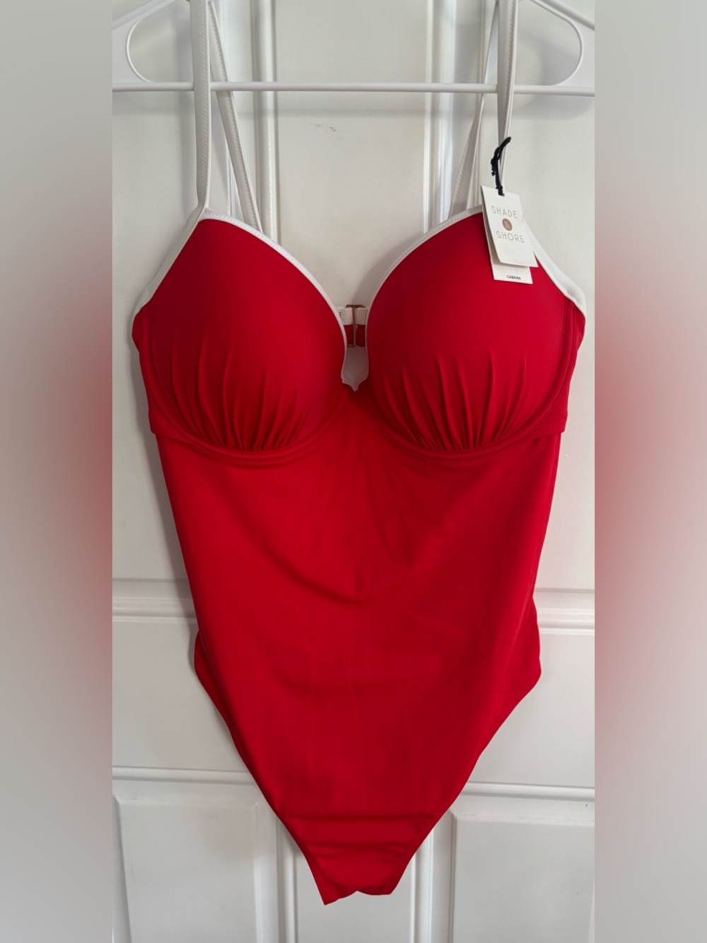 Target Red and White one piece NWT